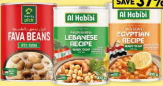 Freshly Pick / Al Habibi Fava Beans with Tahini / Fava Beans Lebanese/Egyptian