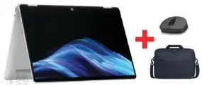HP 2 in 1 laptop OmniBook 5F FP0017, i5 1334, 16 GB RAM, 512 GB SSD, with topload and mouse