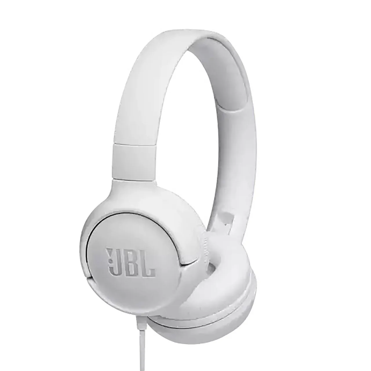 JBL سماعة رأس سلكية فوق الأذن Tune 500، بيضاء