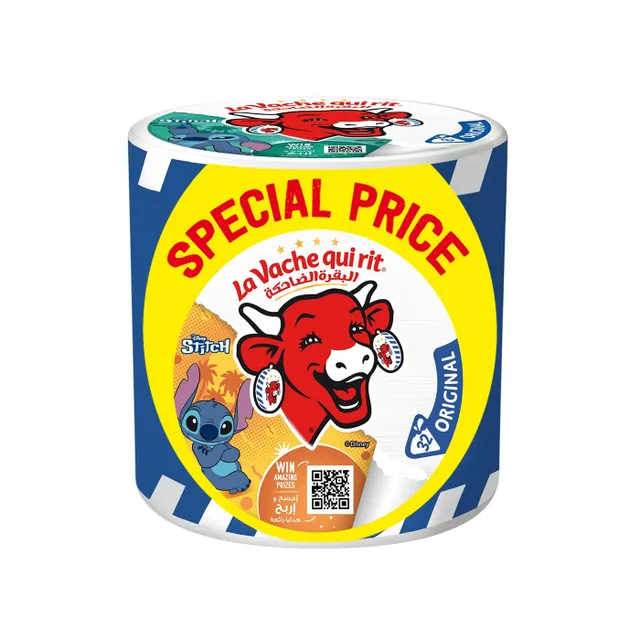 La Vache Original Spreadable Cheese Triangles,4x8 portions