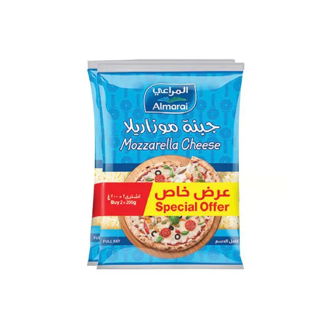 Al Marai ALMARAI Mozzarella Cheese SHREDDED 180GMX2PCS