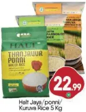 Halt Jaya/Ponni/Kuruva Rice