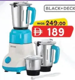 Black+Decker خلاط مع مطحنة و3 أوعية Mg550-B5