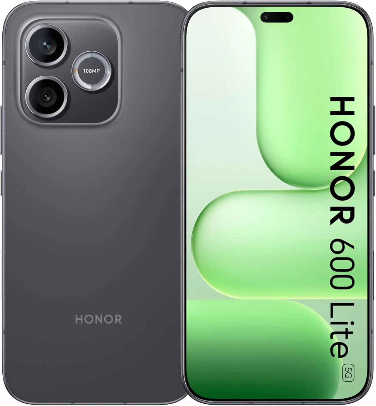 Honor 600 Lite نسخة الشرق الأوسط | 8GB RAM تخزين 256GB | كاميرا 108MP | MediaTek Dimensity 7100 Elite | شريحتين Dual SIM | أسود مخملي