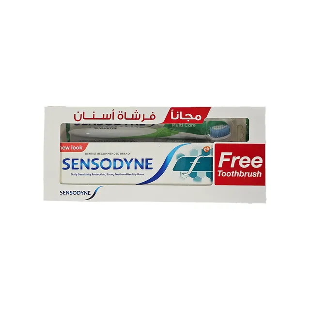 Sensodyne Toothpaste Florid + Toothbrush