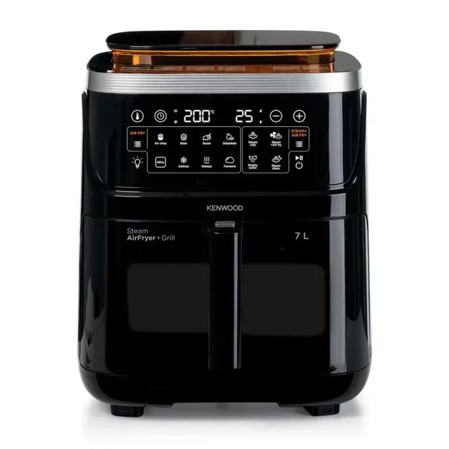 Kenwood 3 In 1 Air Fryer and Steamer, 1700W, HFS92.000BK