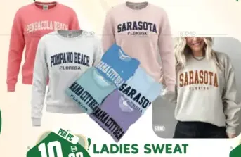 Ladies Sweat Shirts Assorted