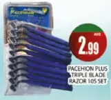 Pacehion Plus Triple Blade Razor