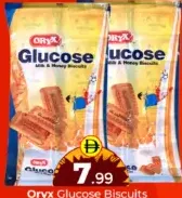 Oryx Glucose Biscuits Milk & Honey