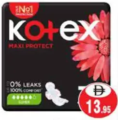 Kotex Maxi Pads Normal With Wings
