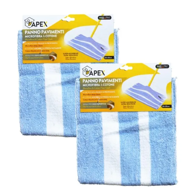 Apex Floor Deep Clean Cloth Microfiber & Cotton