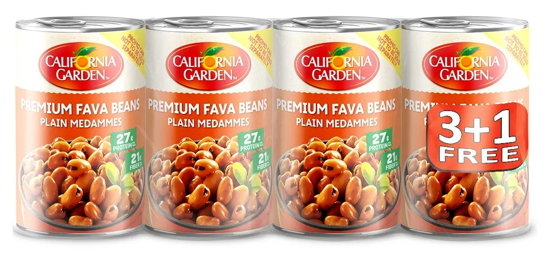 California Garden فول مدمس سادة إيرث باسكت