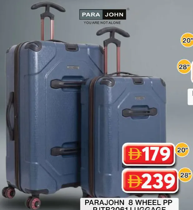 Para John حقيبة سفر Pp ب8 عجلات Pjtr2061