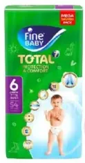 Fine Baby Diapers Mega Pack Assorted