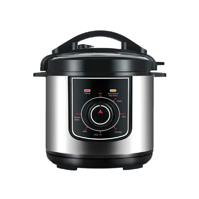 tradeo Electric Pressure Cooker 1000W Multi-Function Stainless Steel Rice & Stew Cooking Pot
