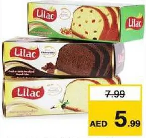 Lilac Per Sliced Pound Cake Assorted