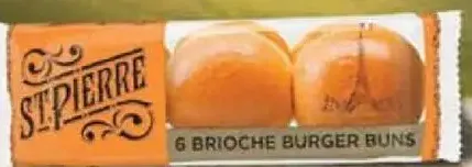 St. Pierre Brioche Burger Buns