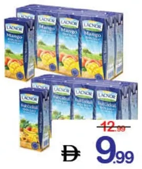 Lacnor 100% Juice Mango/Fruit Cocktail