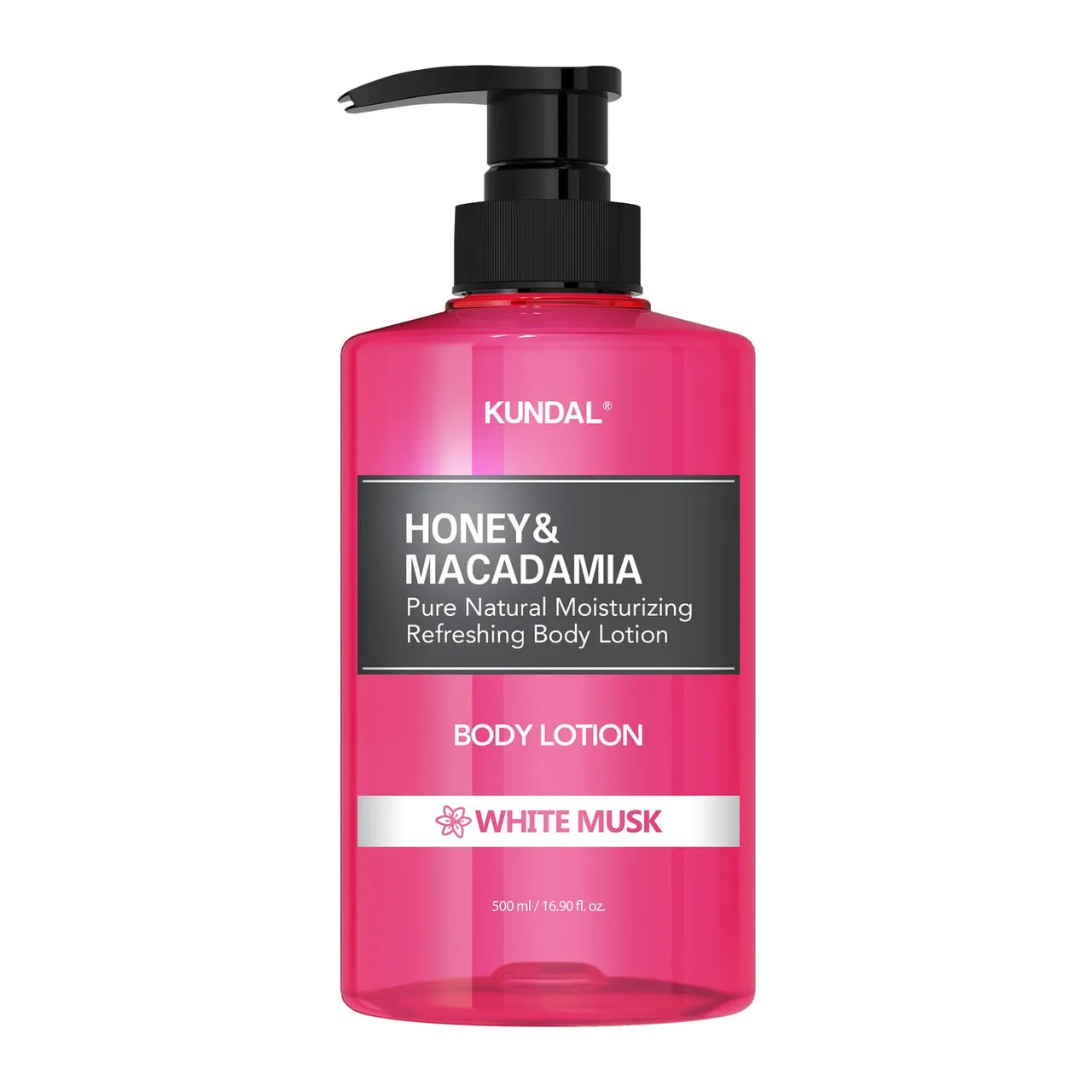 Kundal لوشن الجسم بالعسل والمكاديميا والمسك الأبيض