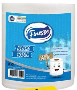 Finesse مناديل ماكسي رول منقوشة مزدوجة فاينس