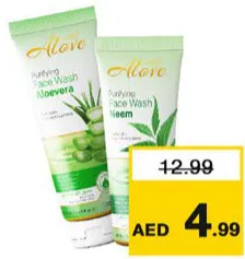 Alove Purifying Face Wash/Scrub Assorted