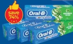 Oral-B Toothpaste Complete Extra Mint