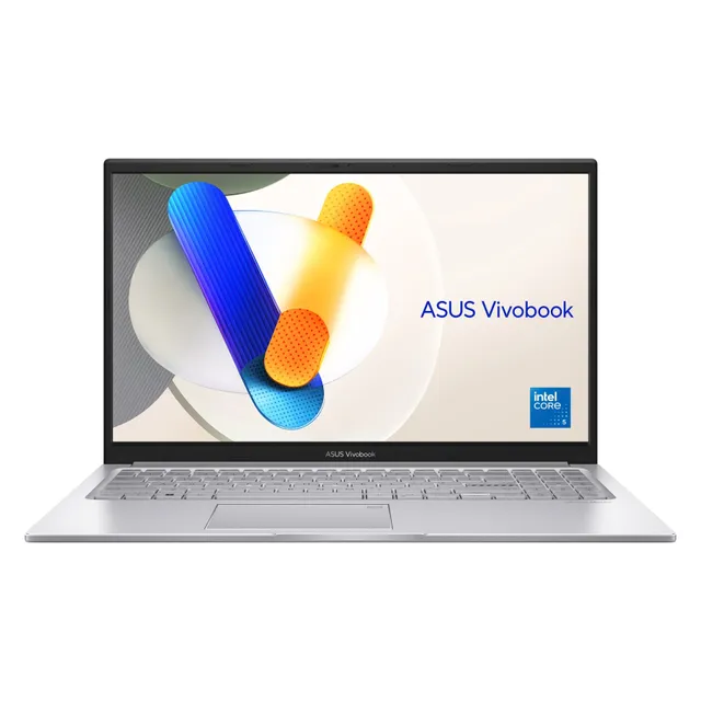 ASUS Vivobook Intel Core 5-120U, 16GB RAM, 512GB SSD, Intel Graphics, 15.6-Inch FHD IPS, Windows 11 Home, Cool Silver, X1504VA-BQ580W