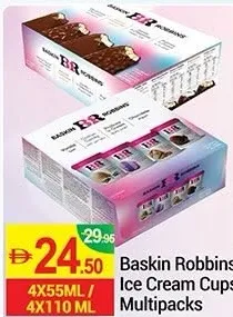 Baskin Robbins Ice Cream Cups / Multipacks