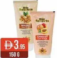 Bio Secrets Face Scrub Assorted