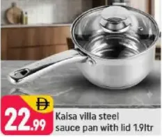 Kaisa Villa Steel sauce pan with lid