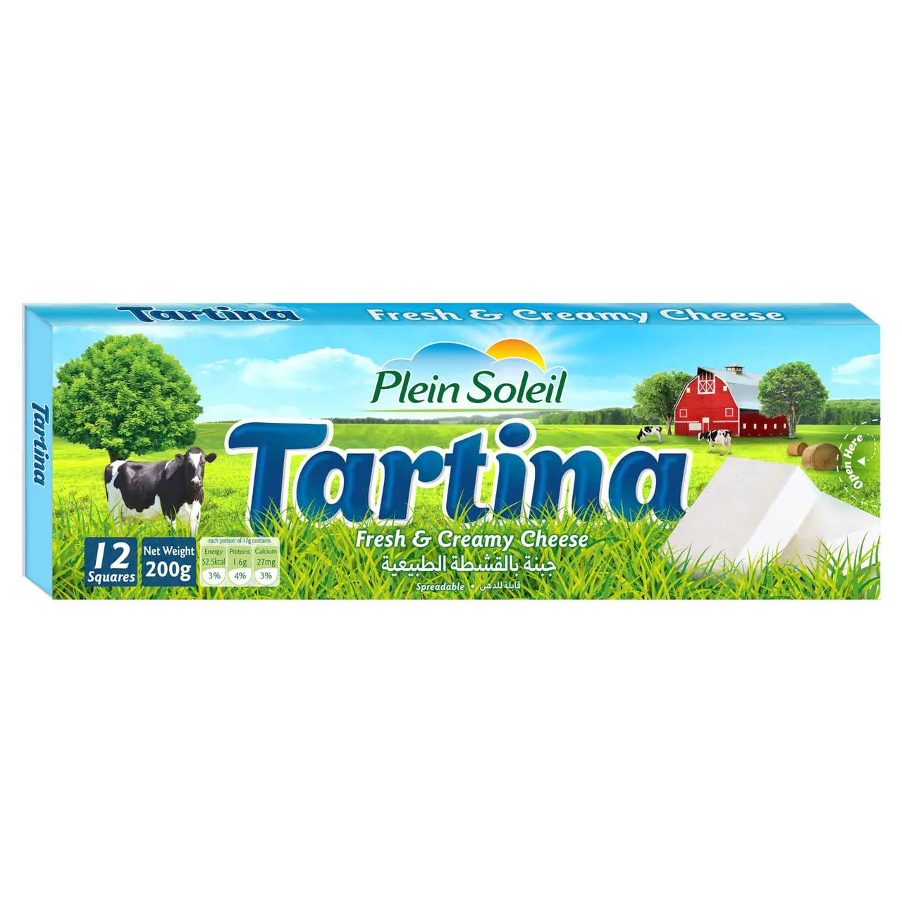 Plein Soleil جبن كريمي tartina