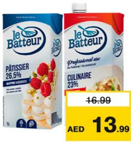 Le Batteur كريمة طبخ عليا