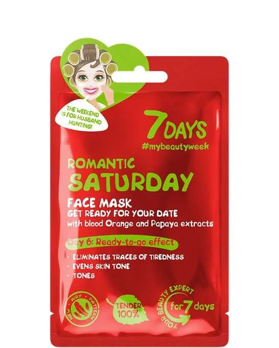 7Days Face Mask Romantic Saturday