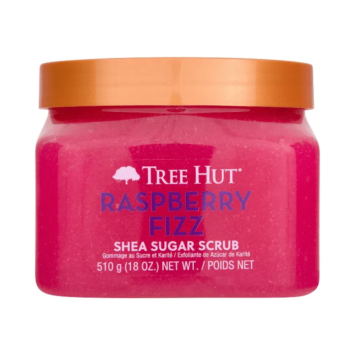 Tree Hut مقشر سكر بالشيا بتوت العليق الفوار Raspberry Fizz