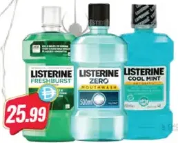 Listerine Mouthwash Assorted