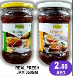 Real Fresh Jam Pineapple / Orange