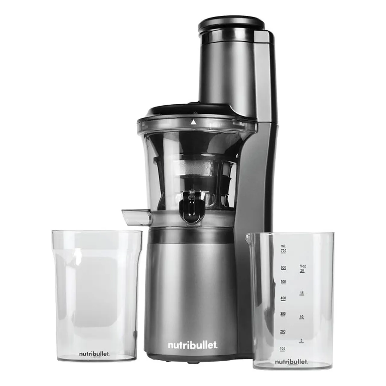 Nutricook عصارة بطيئة 150W، أسود فحمي، NB-SJ300