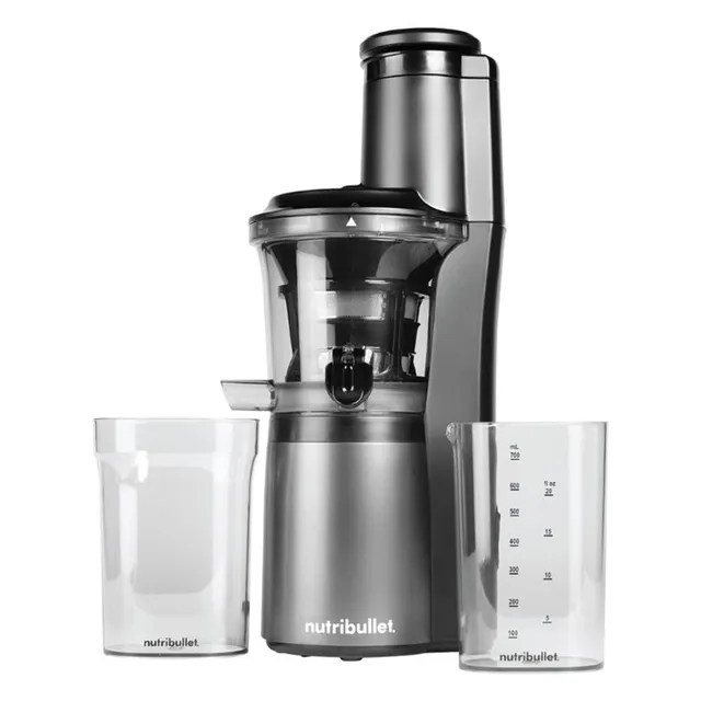 Nutricook Slow Juicer, 150W, Charcoal Black, NB-SJ300