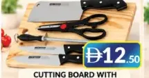 Cutting Board With Knife Set