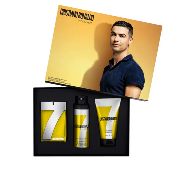 Cristiano Ronaldo Discover Gift Set, Eau De Toilette, + Shower Gel, + Body Spray