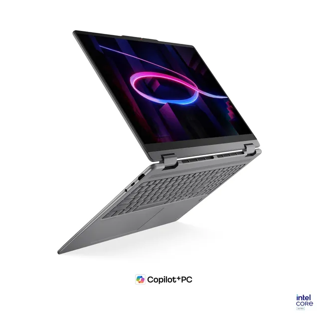 Acer Lenovo Yoga 7i 2-in-1 IPH11, 16" WUXGA (1920x1200) IPS Display, Intel Core Ultra 7 355 Processor, 16GB RAM, 2TB SSD, Integrated Graphics, Back Lite Eng Keybaord, Win11 Home, Color Luna Grey, 83TE001NUS