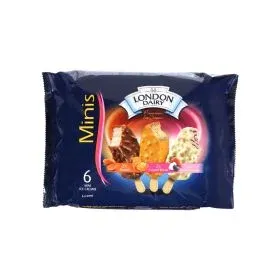 London Dairy مينيز متنوع 60Mlx6Pcs