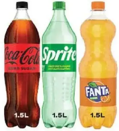 Coca-Cola Zero Sugar / Sprite / Fanta