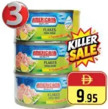 Americana L/T Tuna Flakes In Veg Oil