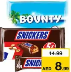 Bounty / Snickers Chocolate