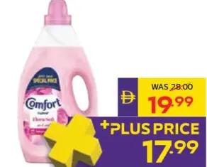 Comfort Fabric Softener Spring Dew Blue/Floral Soft Pink