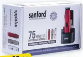 Sanford ماكينة تشذيب قابلة للشحن Sf1950Hc
