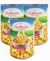 Nureen فطر مقطع شرائح نورين / فاصوليا حمراء / حمص / فول