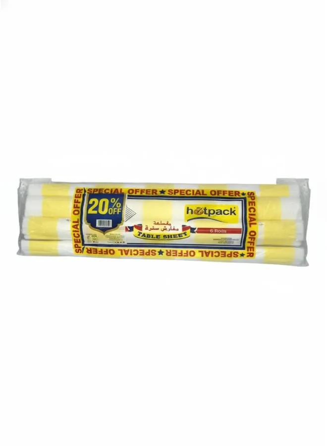 Hotpack Hot Pack رول سفرة - 6 قطع