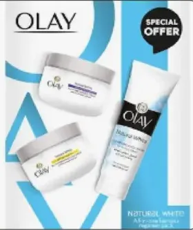 Olay كريم وجه + غسول وجه
